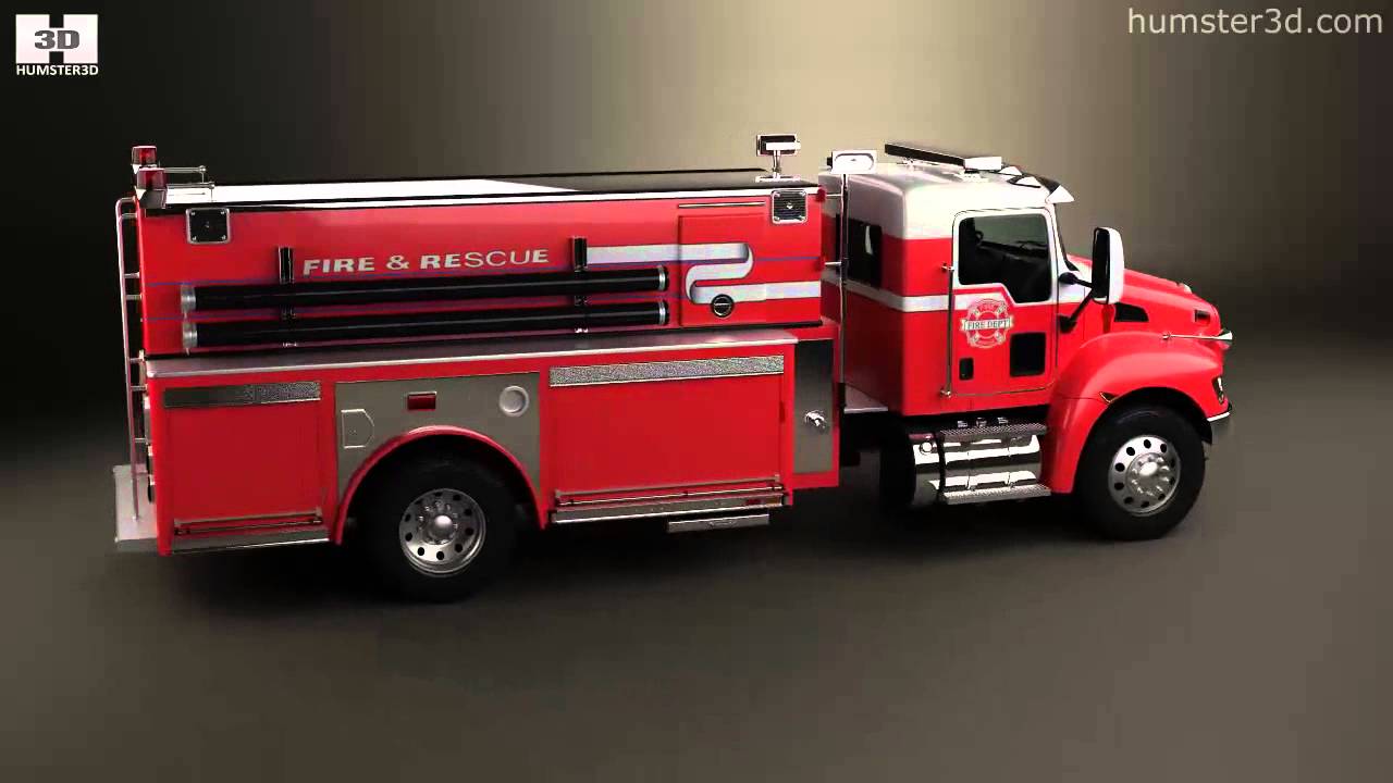 3d printed fire truck models